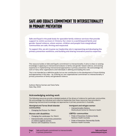Intersectionality in Primary Prevention -Page 2