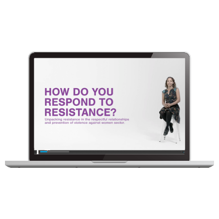 How do you respond to resistance_