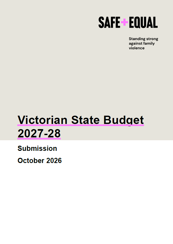 2027-28 Victorian State Budget submission